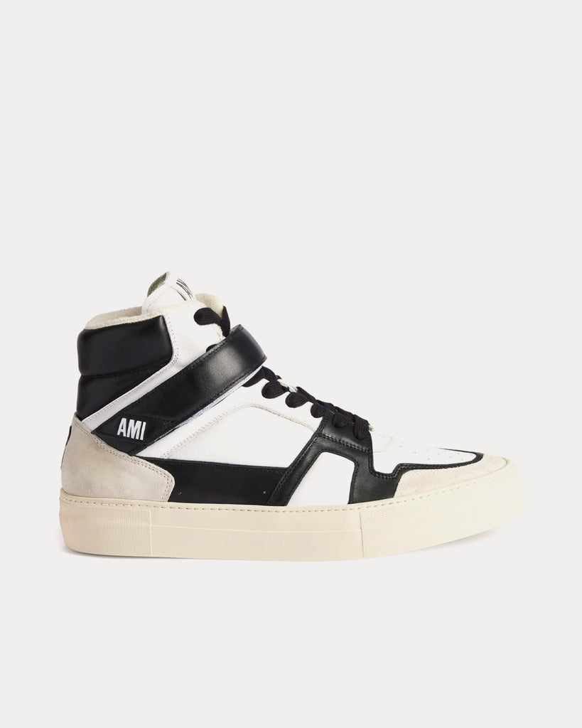 Ami De Coeur Black / White High Top Sneakers