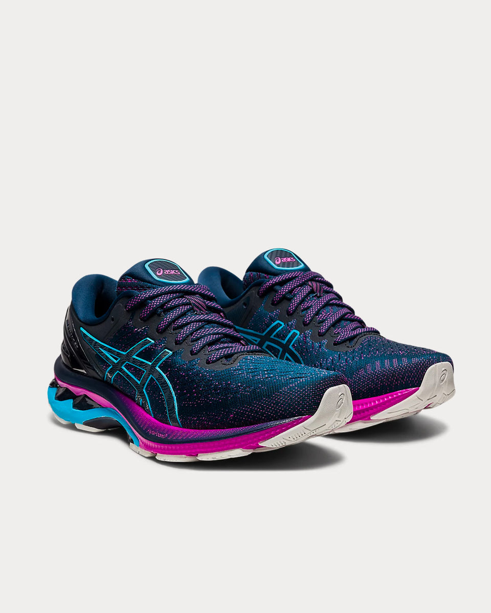 asics Malla Running Mujer - Visibility - french blue/digital grape