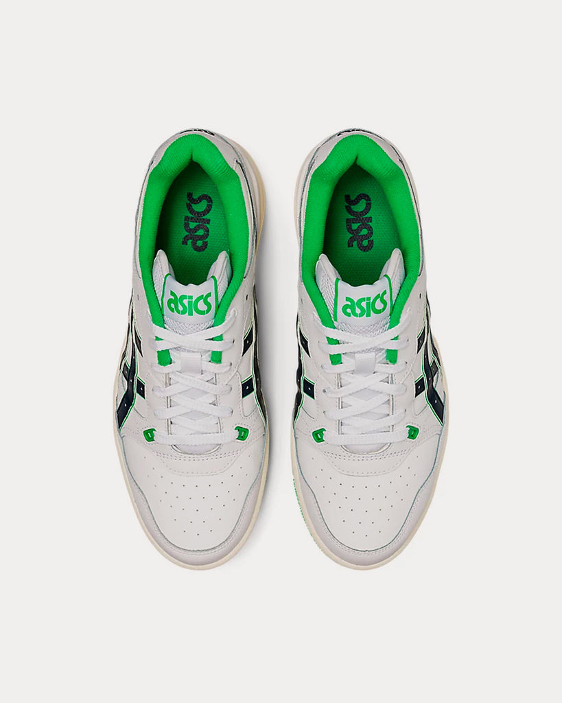 EX89 White / French Blue Low Top Sneakers