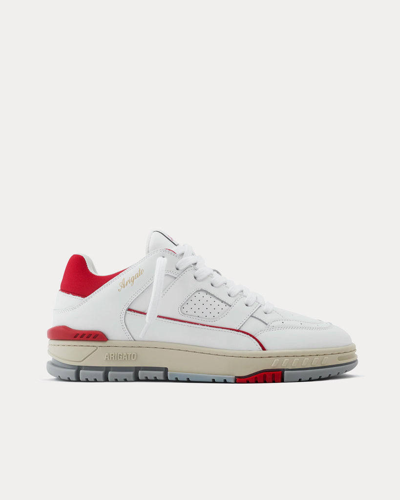 Area Lo White / Red Low Top Sneakers