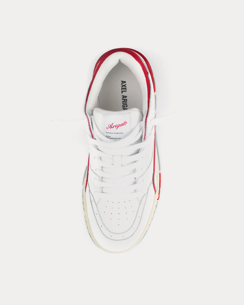 Area Lo White / Red Low Top Sneakers