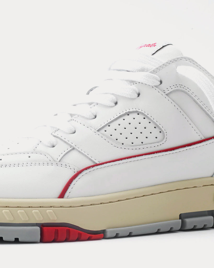 Area Lo White / Red Low Top Sneakers