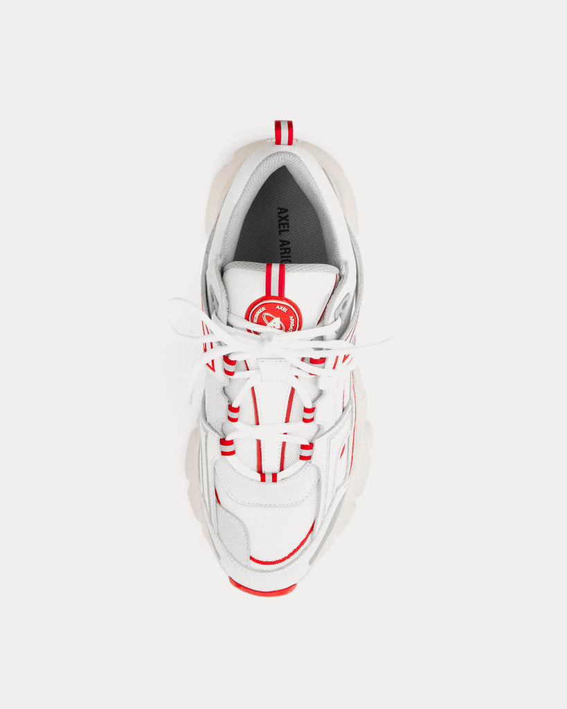 Marathon R-Trail White / Red Low Top Sneakers