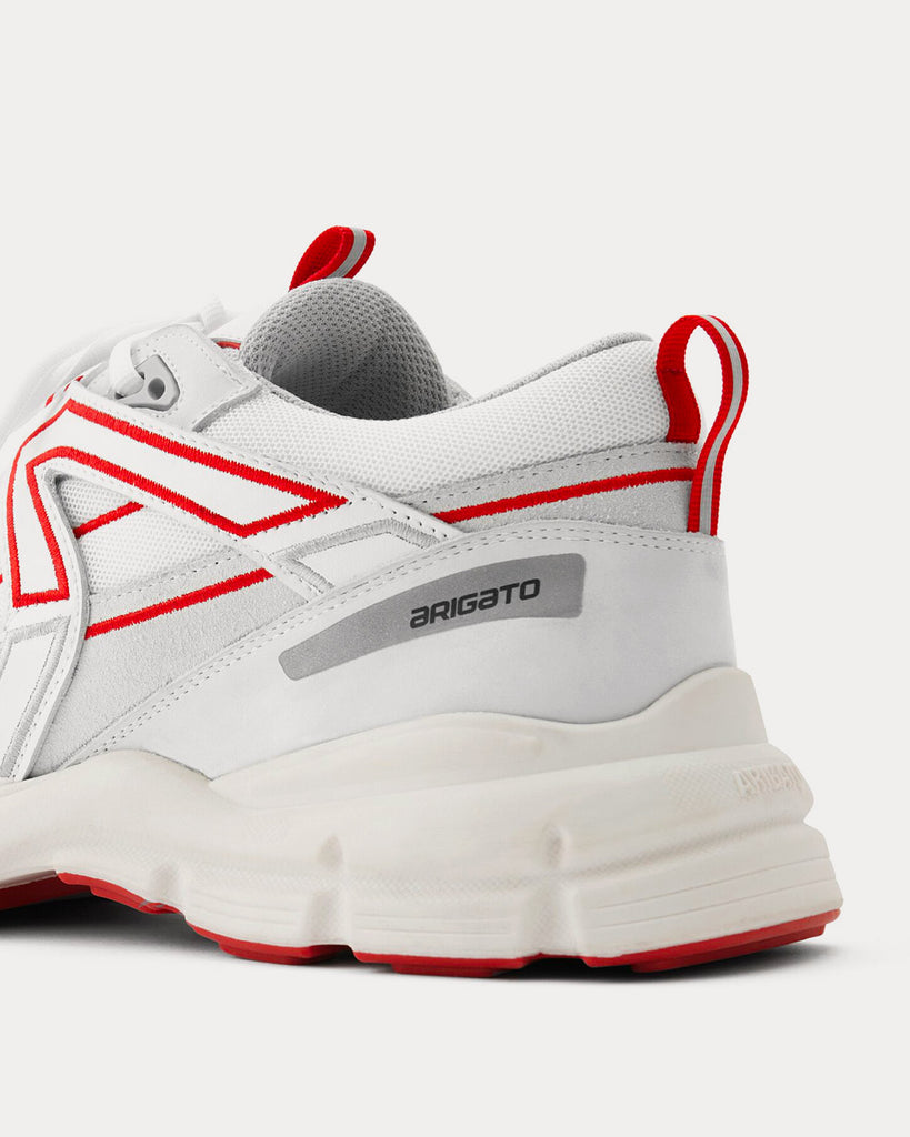 Marathon R-Trail White / Red Low Top Sneakers