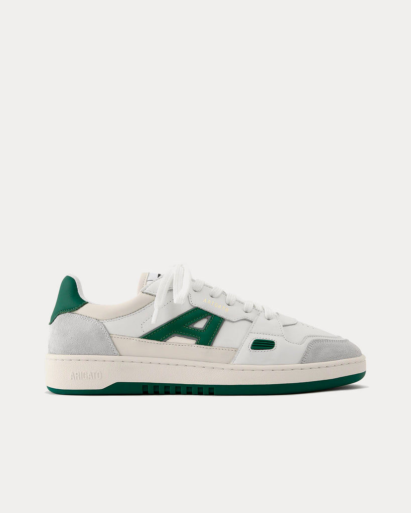 A-Dice Lo White / Kale Green Low Top Sneakers