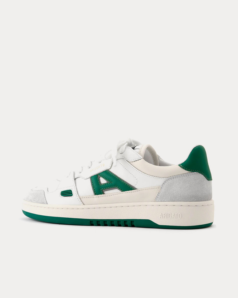 A-Dice Lo White / Kale Green Low Top Sneakers