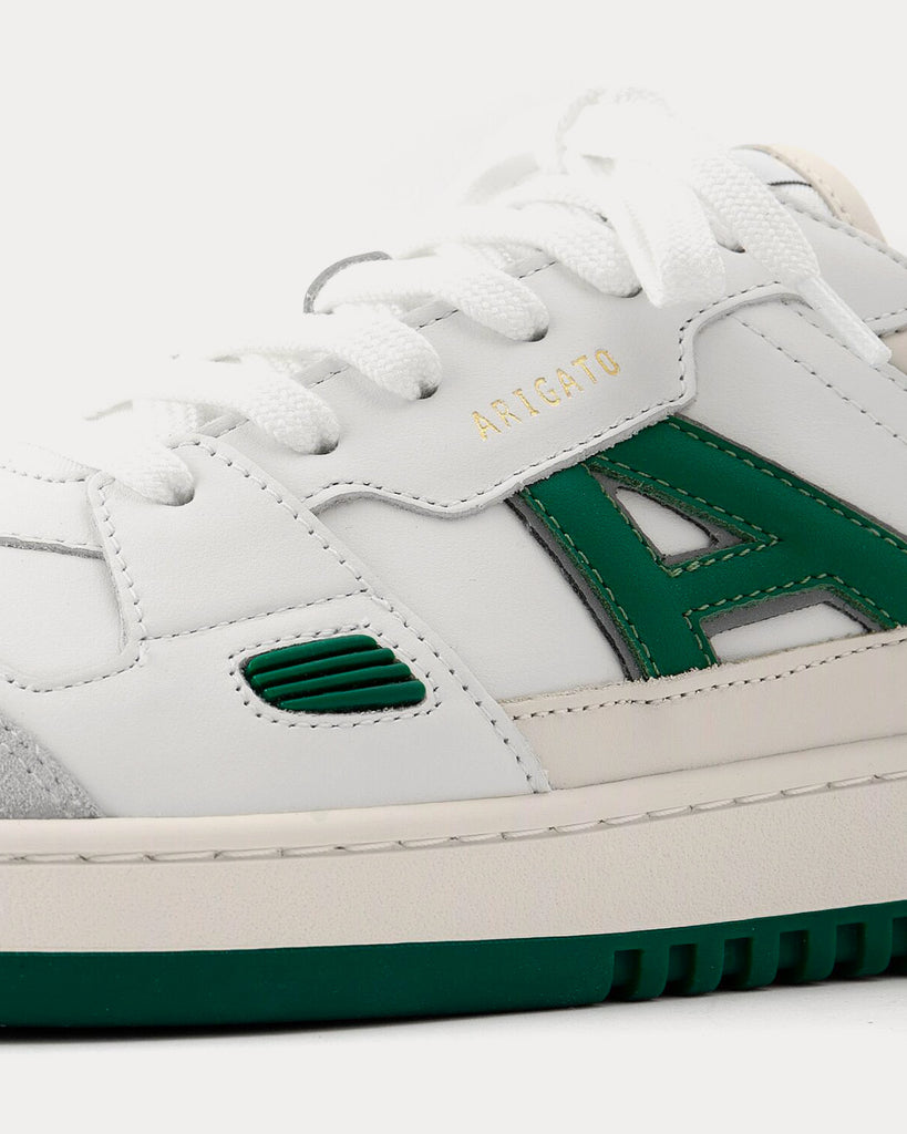 A-Dice Lo White / Kale Green Low Top Sneakers