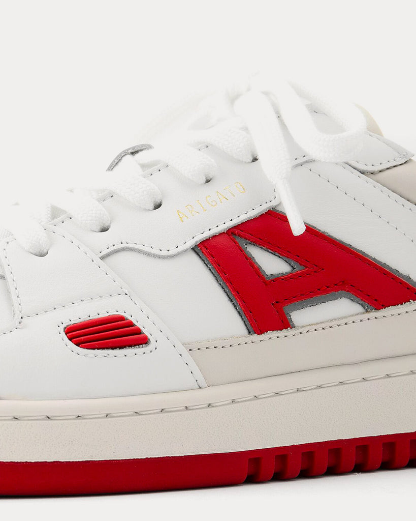 A-Dice Lo White / Red Low Top Sneakers