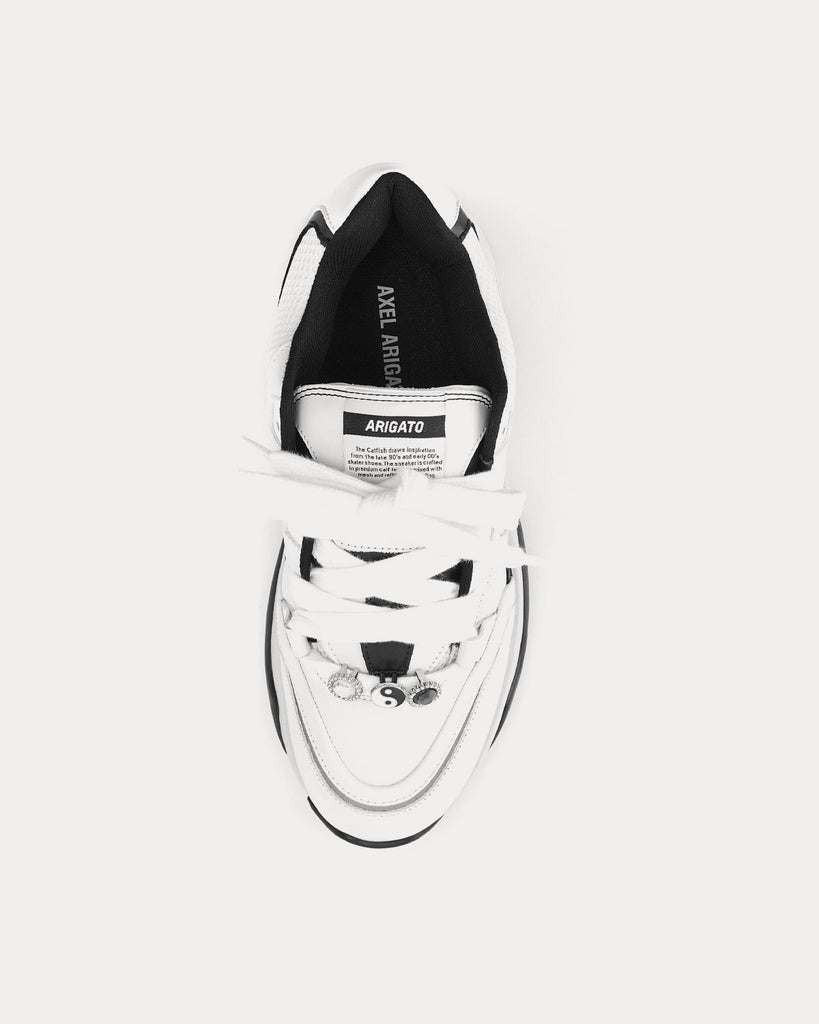 Catfish Lo White / Black Low Top Sneakers