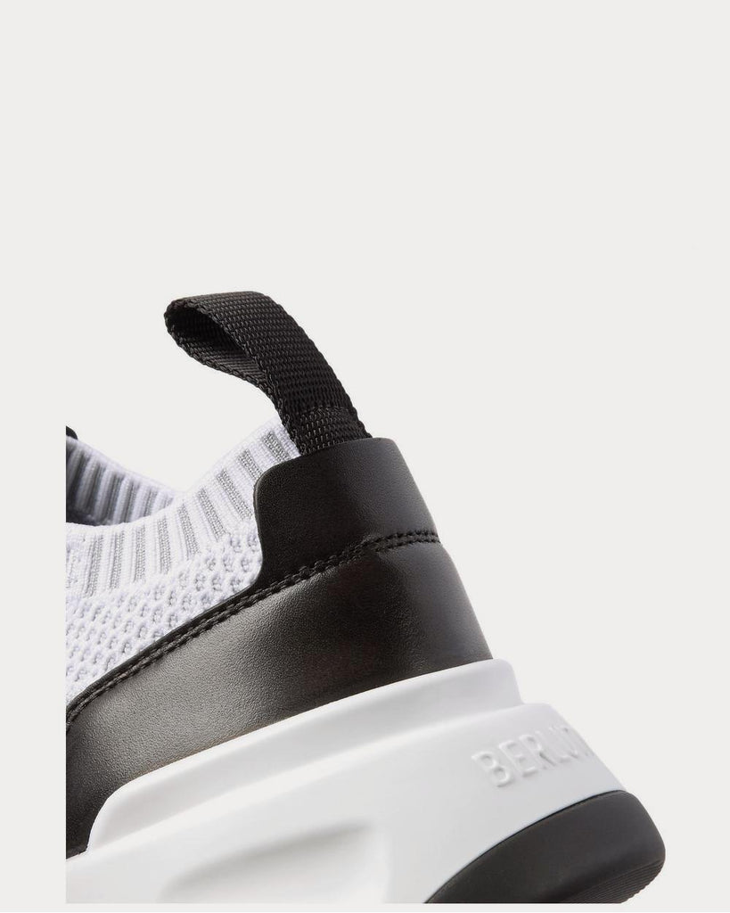 Leather-Trimmed Mesh White low top sneakers