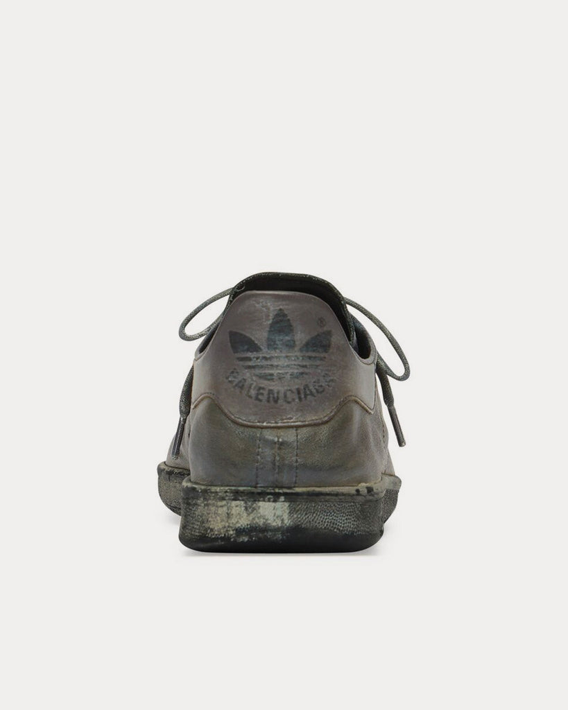 Stan Smith Worn-Out Black Low Top Sneakers