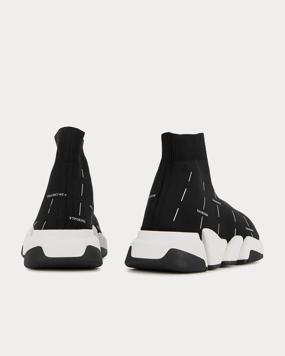 Balenciaga Speed 2.0 Print Black High Top Sneakers - Sneak in