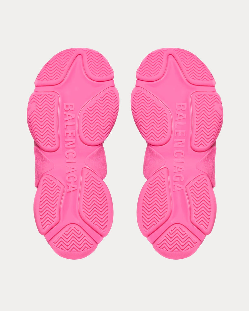 Triple S Pink / White Low Top Sneakers