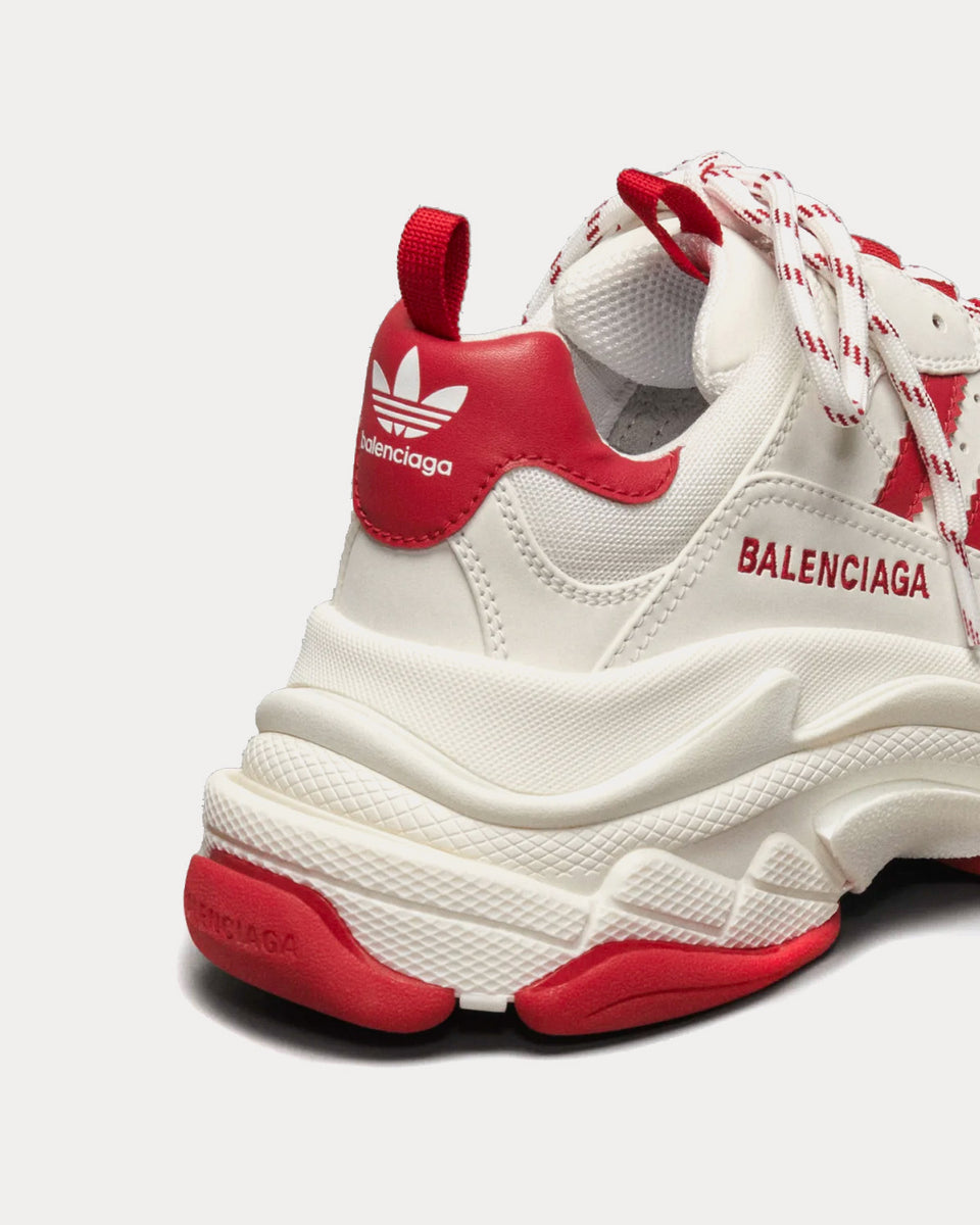Balenciaga shoes red and white Clearance