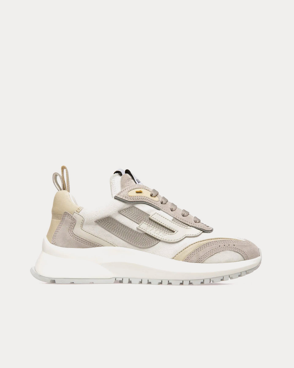 Bally White Low Top Sneakers