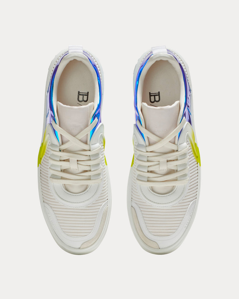B-Skate Leather & Suede White / Multi Low Top Sneakers