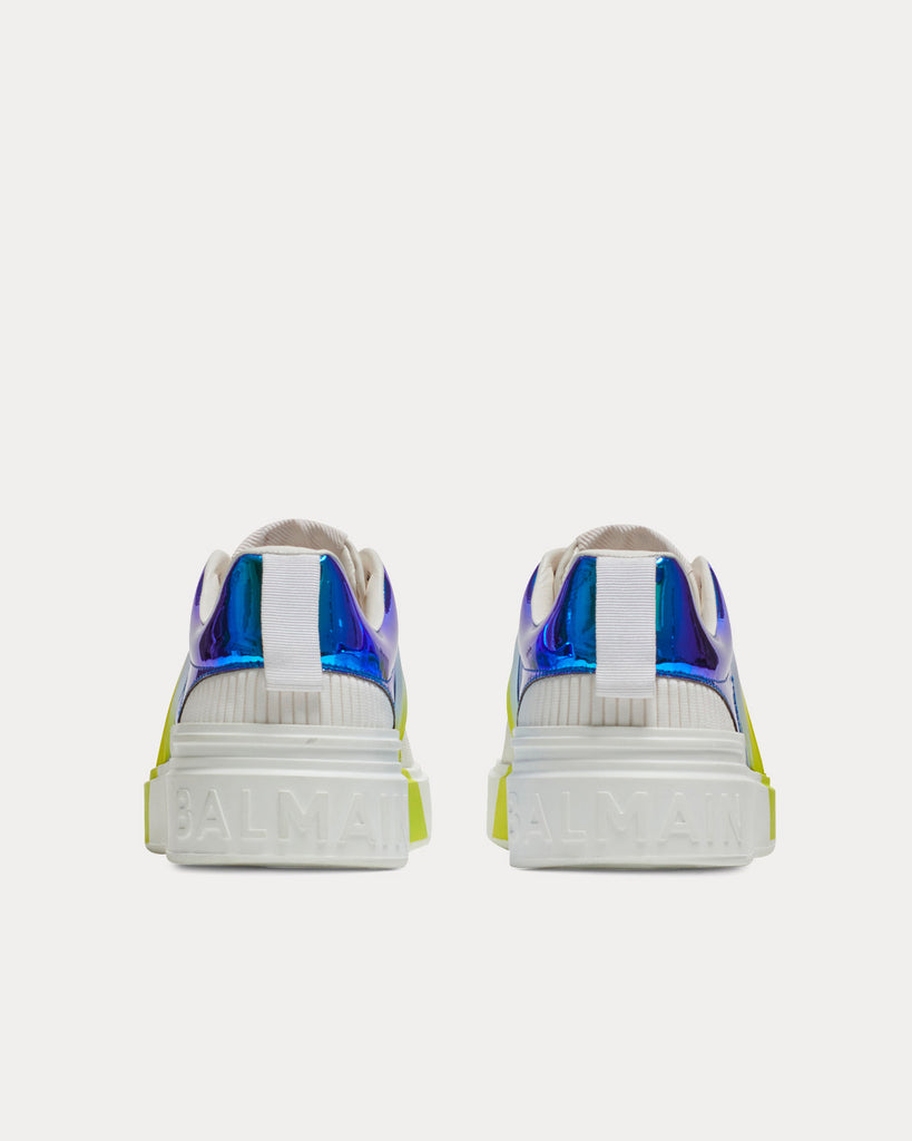 B-Skate Leather & Suede White / Multi Low Top Sneakers