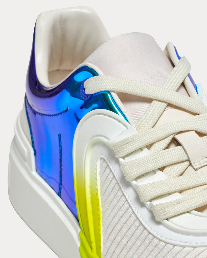 B-Skate Leather & Suede White / Multi Low Top Sneakers