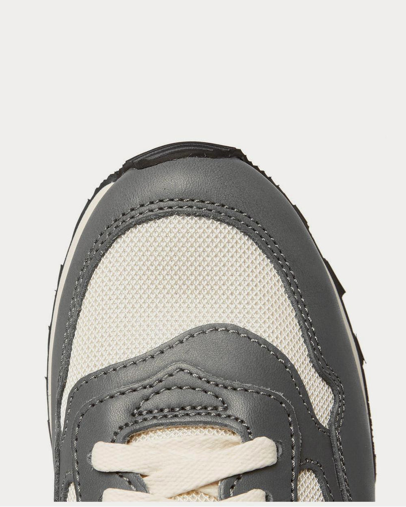 Roland Leather and Mesh Gray low top sneakers