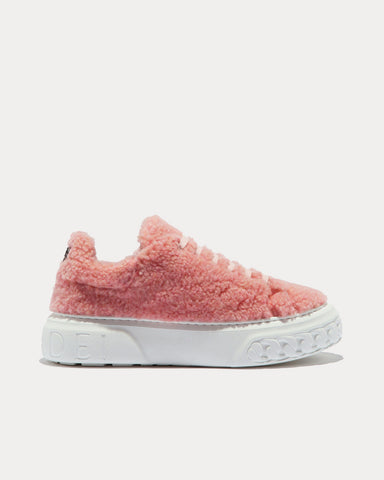 Casadei Off Road Ecosheep Sandstone Low Top Sneakers