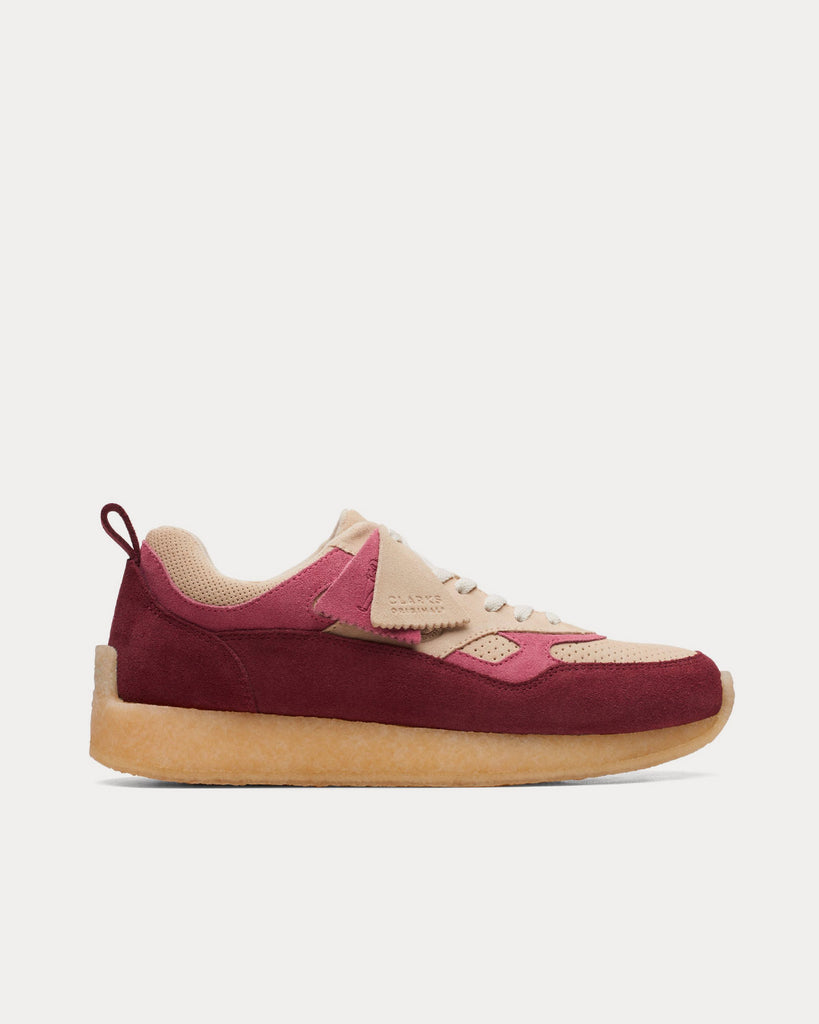 Lockhill Oxblood Combi Low Top Sneakers