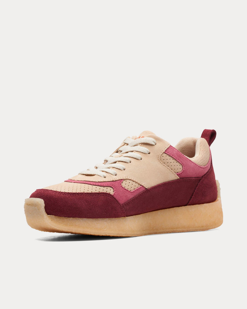 Lockhill Oxblood Combi Low Top Sneakers