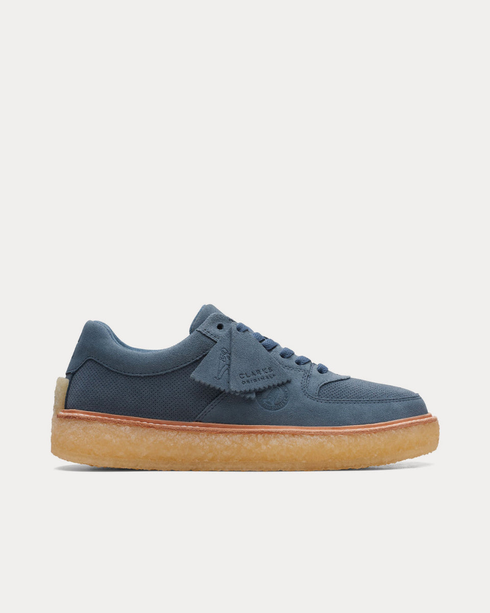 Clarks deals blue sneakers