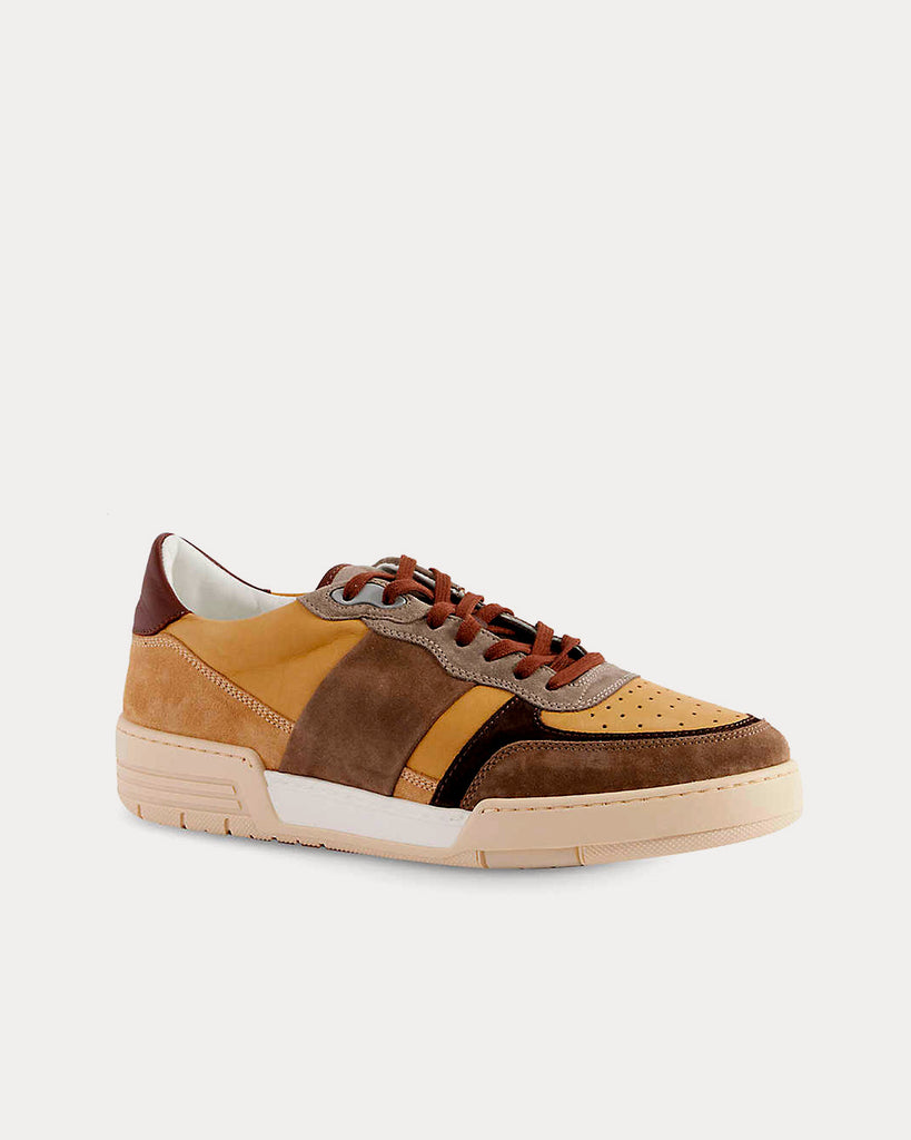 Devastator Dark Brown Low Top Sneakers