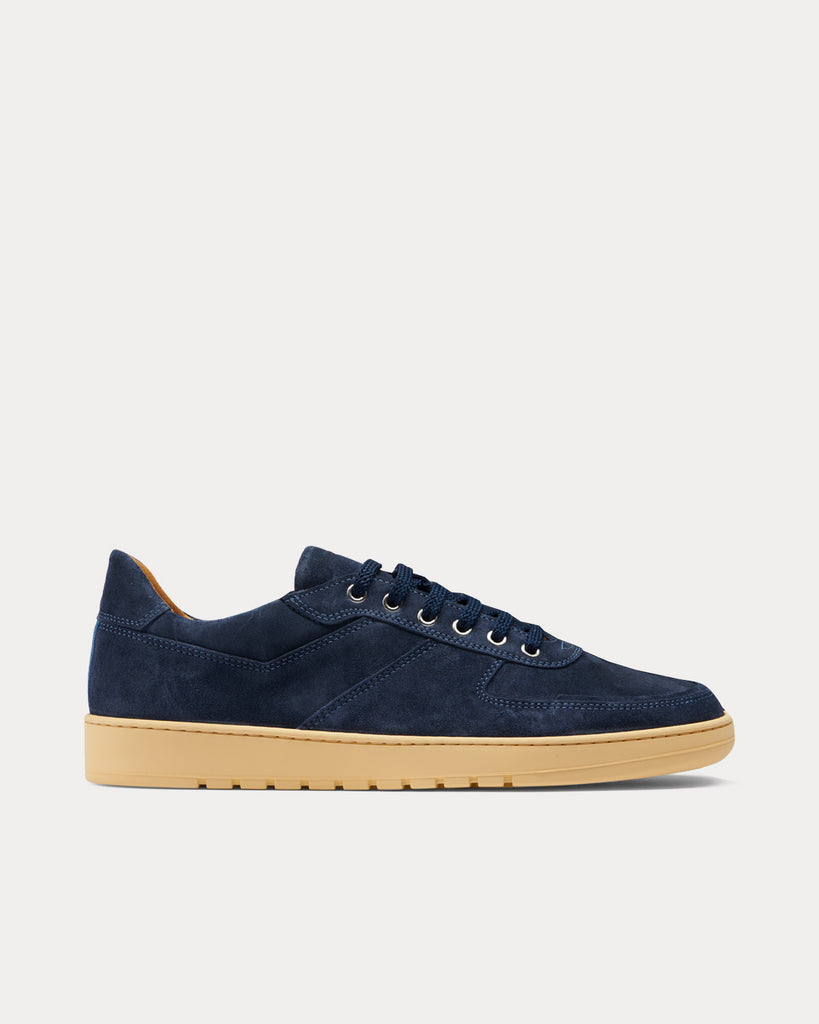 Center Washed Navy Low Top Sneakers