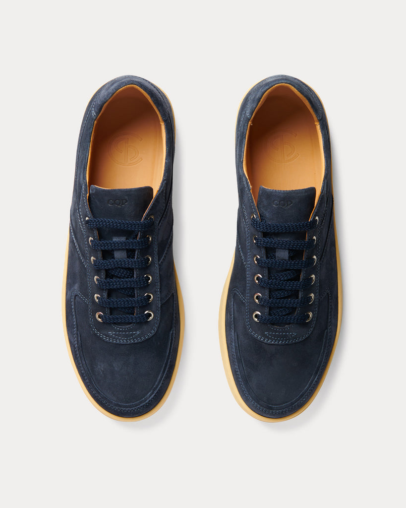 Center Washed Navy Low Top Sneakers