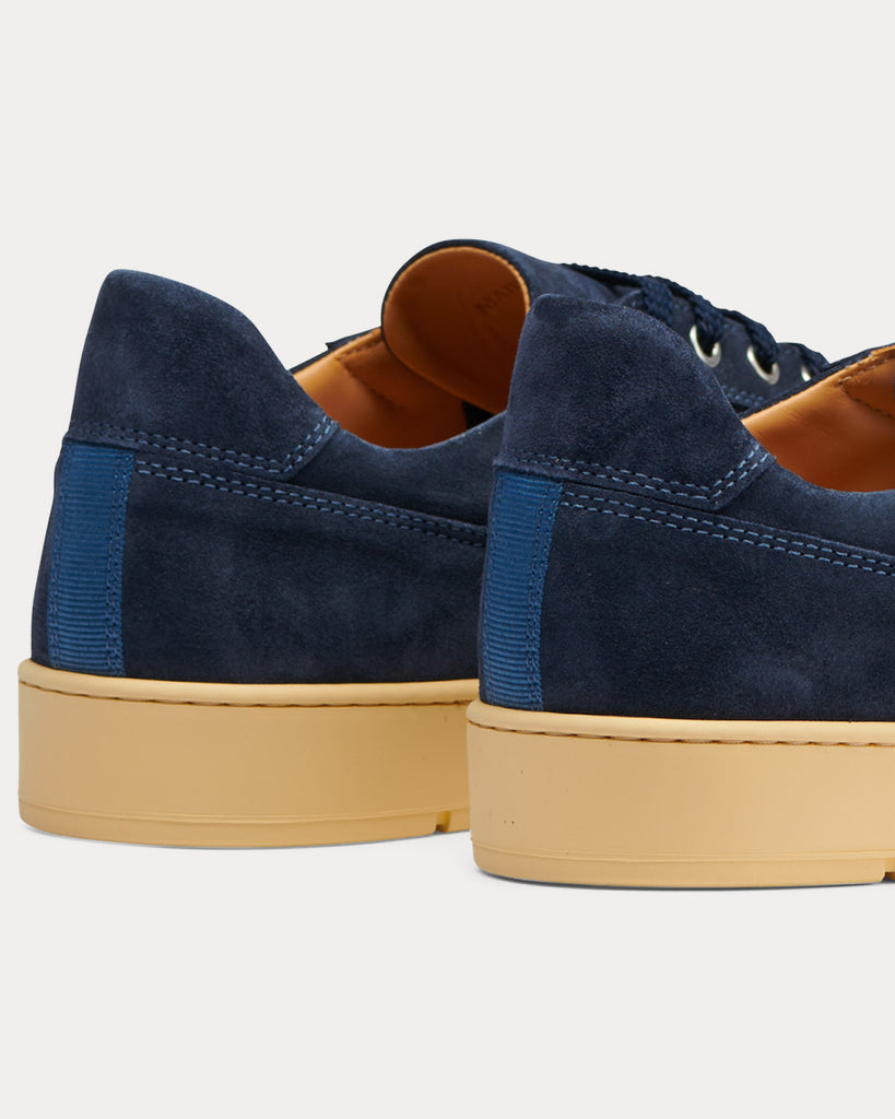 Center Washed Navy Low Top Sneakers