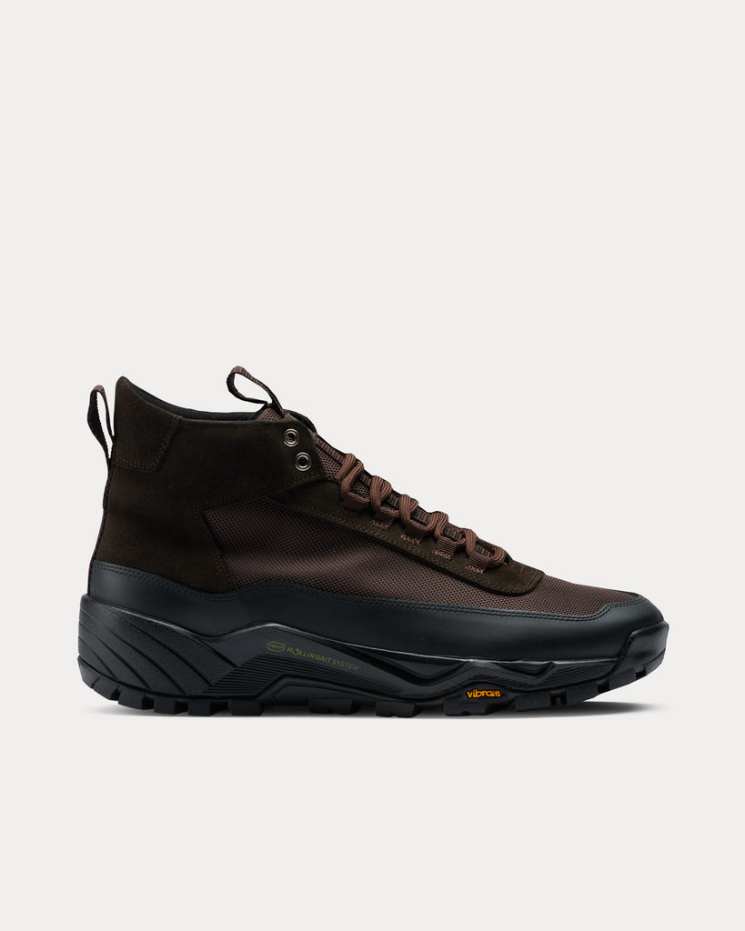 Scander Chocolate High Top Sneakers