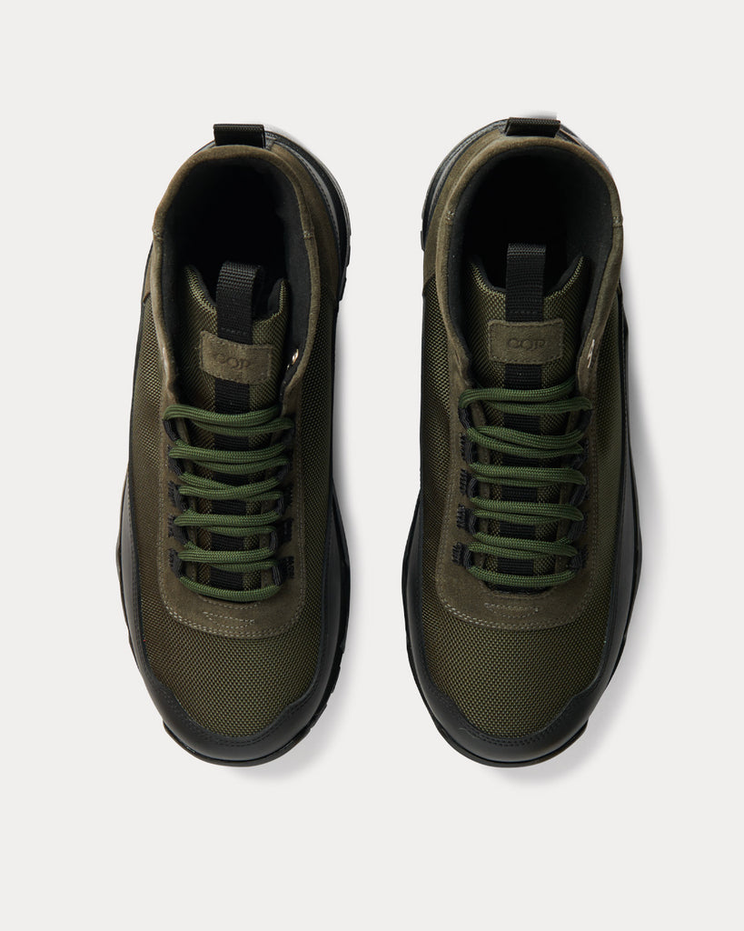 Scander Olive High Top Sneakers