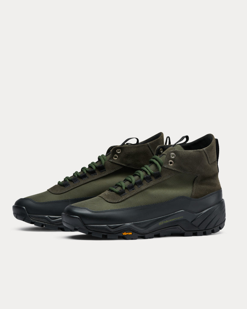 Scander Olive High Top Sneakers