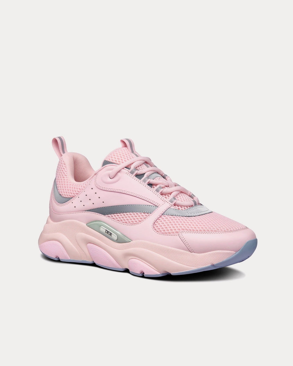 Dior Pale Pink & Gray 'B22' Sneakers