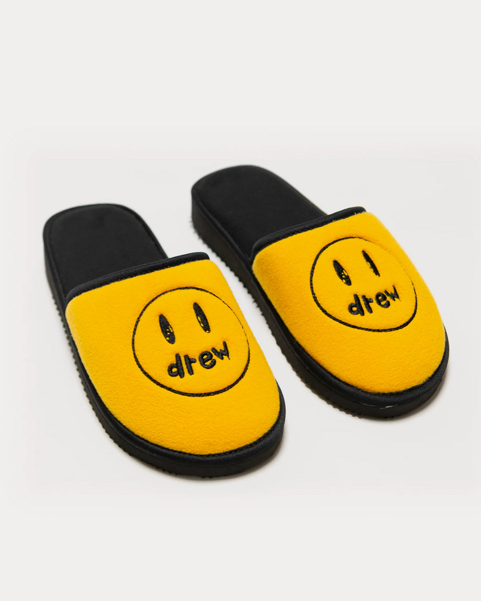 Drew Slippers with Smiley Face