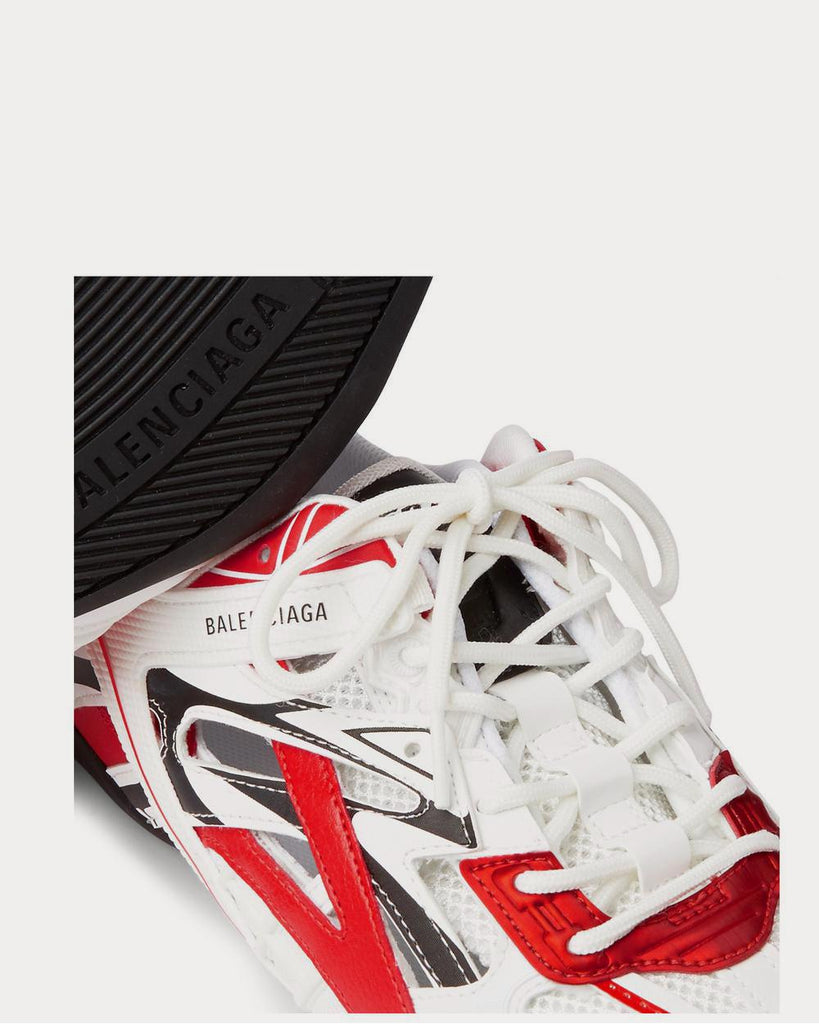 Drive Mesh and Rubber White low top sneakers