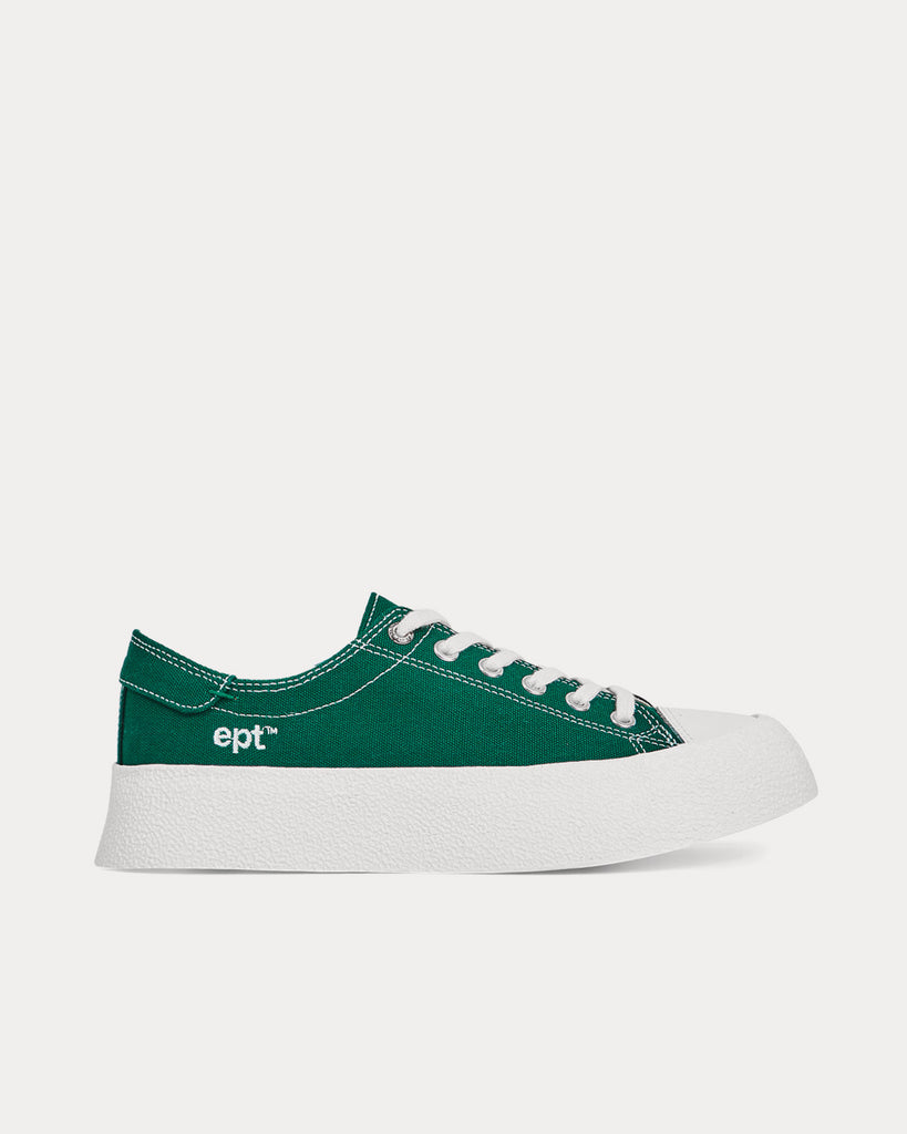 Dive Canvas Forest Green Low Top Sneakers