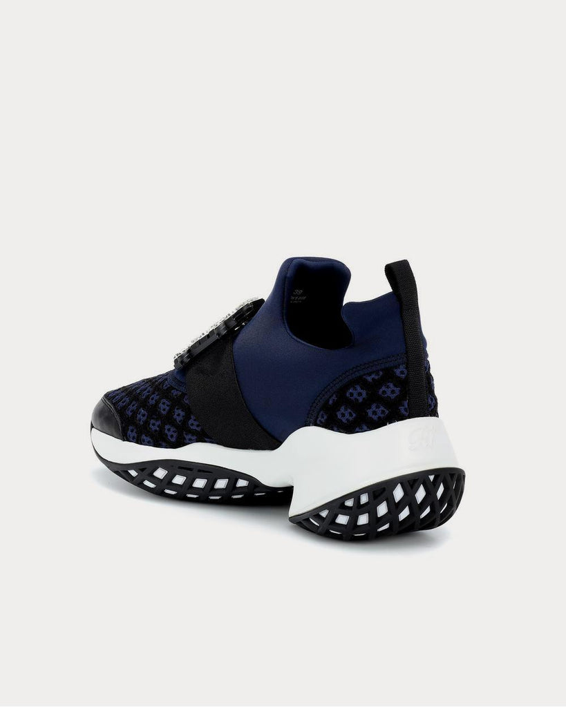 Viv' Run Strass Buckle Blue low top Sneakers