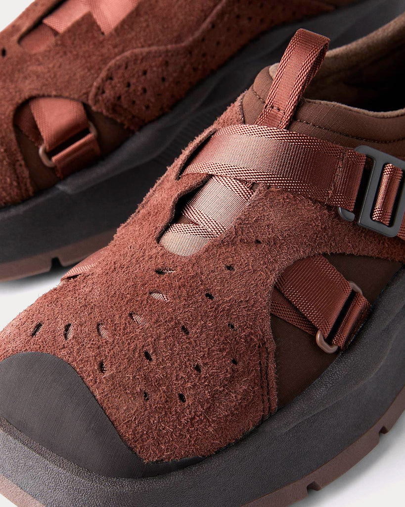 Oasis Suede Mocha Slip On Sneakers