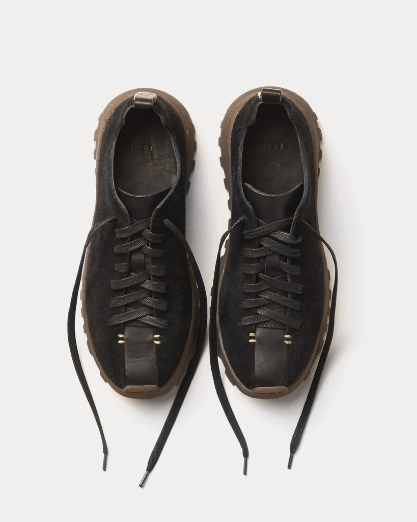 Latex Walker Black Low Top Sneakers
