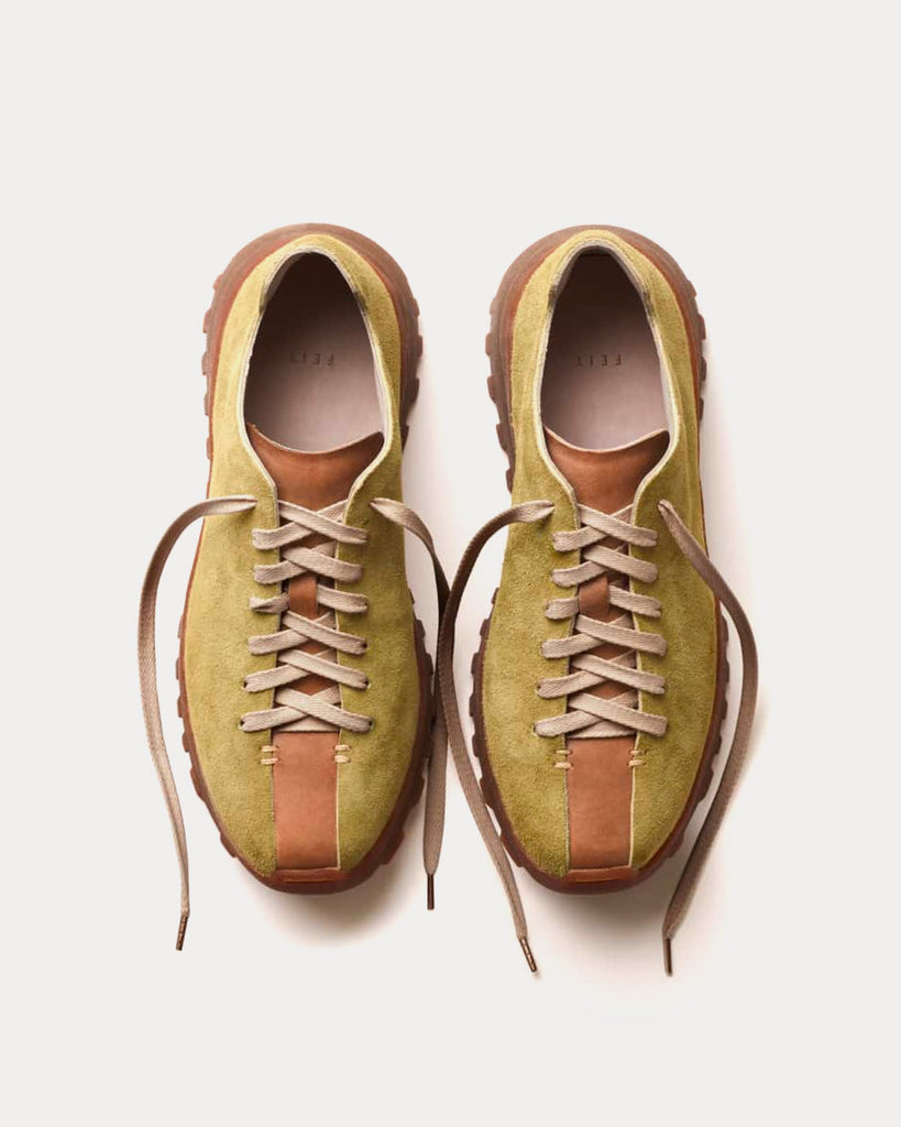 Latex Walker Military Low Top Sneakers