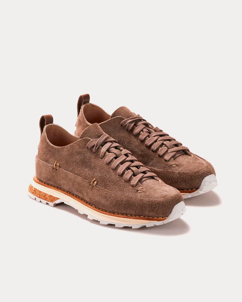 Lugged Runner Grey Low Top Sneakers