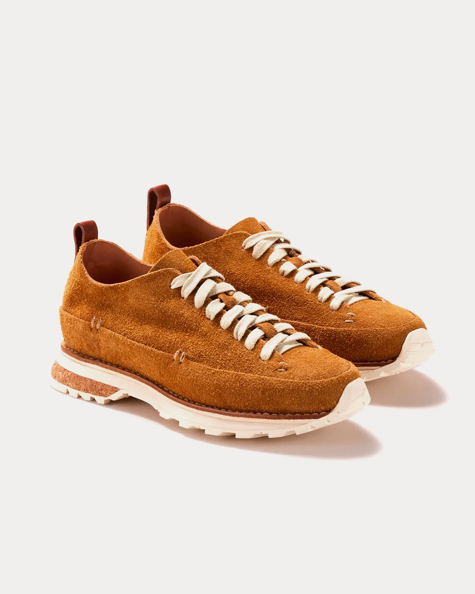 Feit Lugged Runner Tan Low Top Sneakers