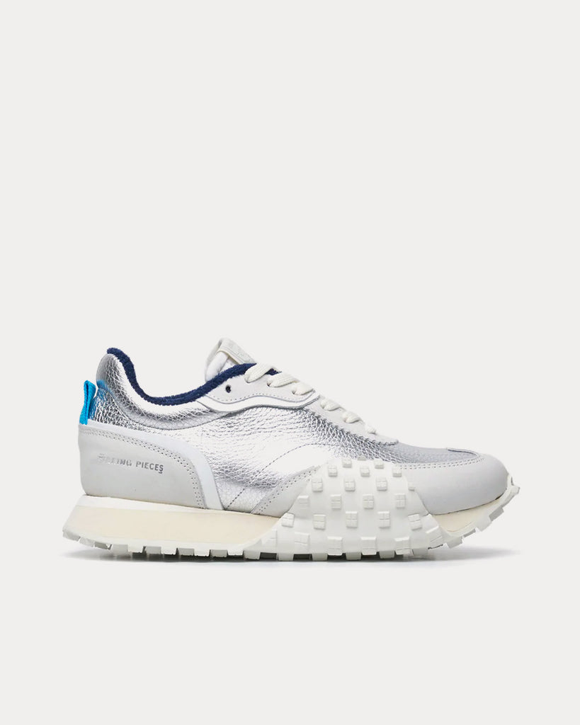 Crease Runner Silver Low Top Sneakers