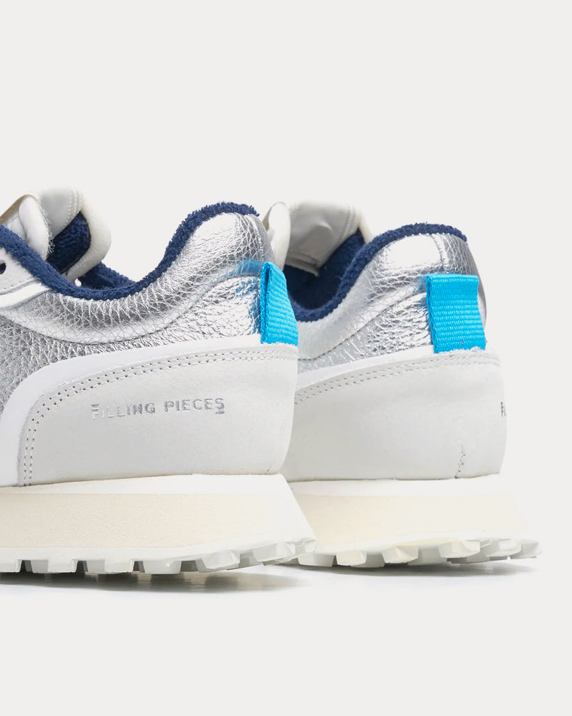 Crease Runner Silver Low Top Sneakers