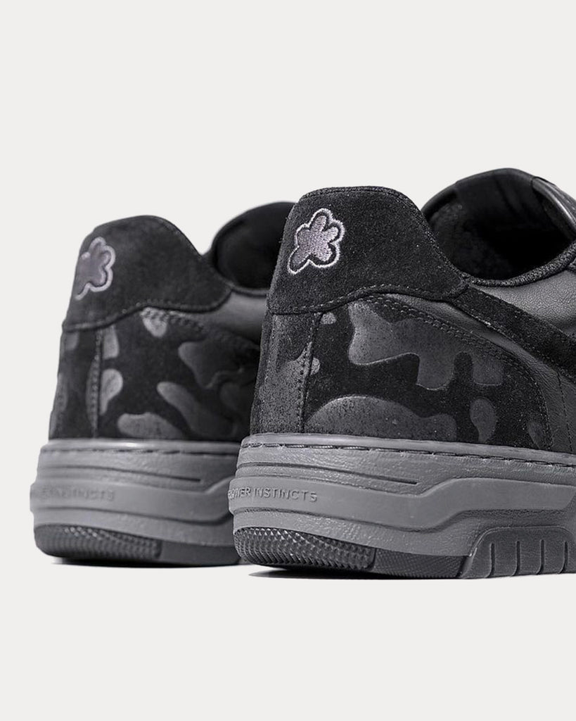 Black Ash Triple Black Low Top Sneakers