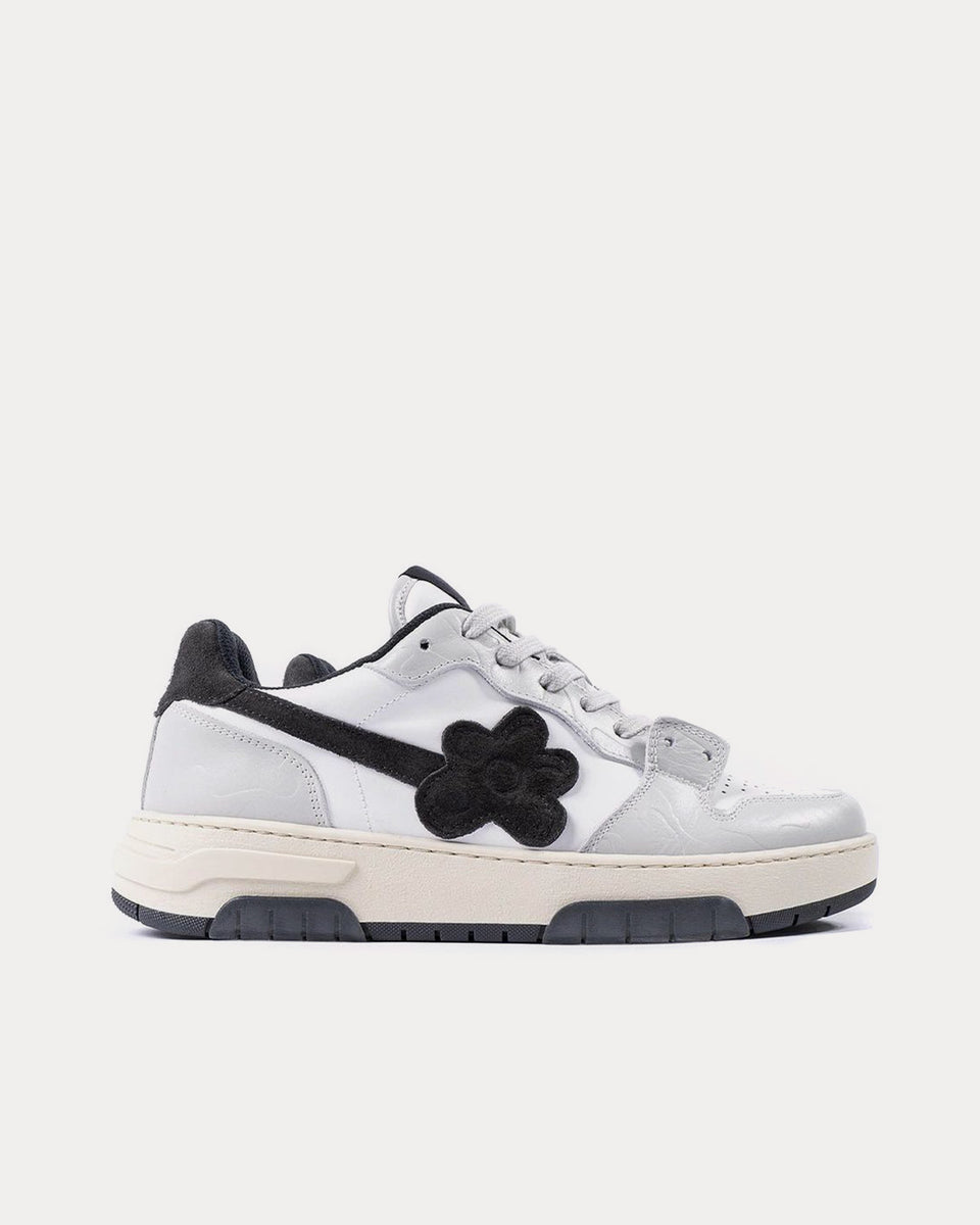 Flower Instincts Molly Grey / White / Black Low Top Sneakers - Sneak in ...