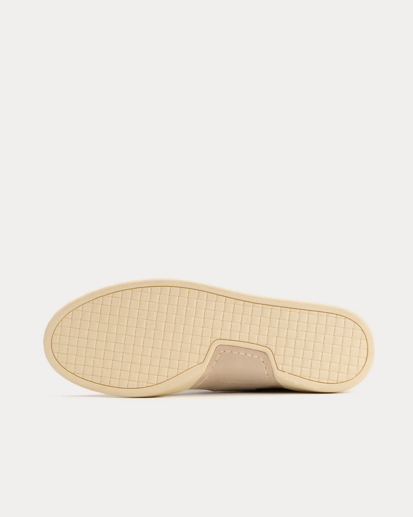 2022 a/w AUA301-003 Off-White / Brown Low Top Sneakers