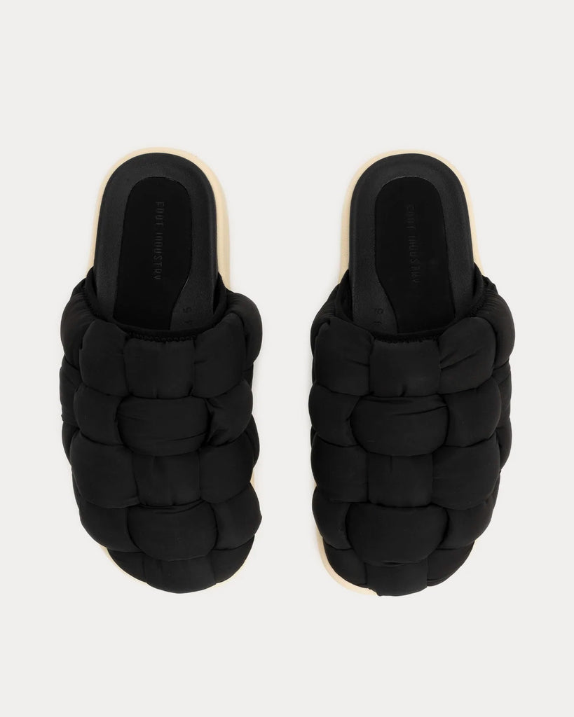 2022 a/w AUE901-002 Black Slip Ons